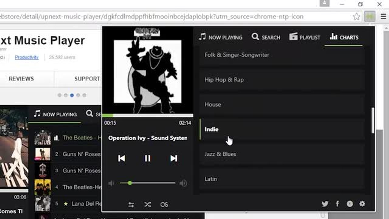 UpNext, busca por ti en SoundCloud y Youtube