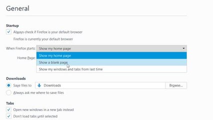 Cómo cambiar la página de inicio en Firefox
