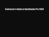 Read Contractor's Guide to Quickbooks Pro 2003 Ebook Free