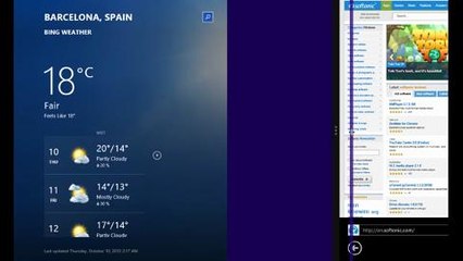 New snap feature option in Windows 8.1 - NV