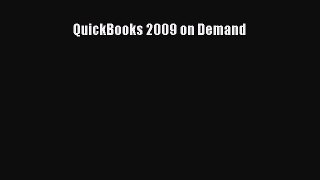 Read QuickBooks 2009 on Demand Ebook Free