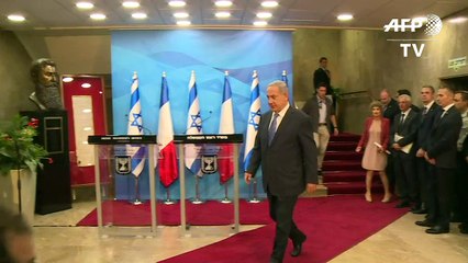 Netanyahu rechaza iniciativa francesa de diálogo con palestinos