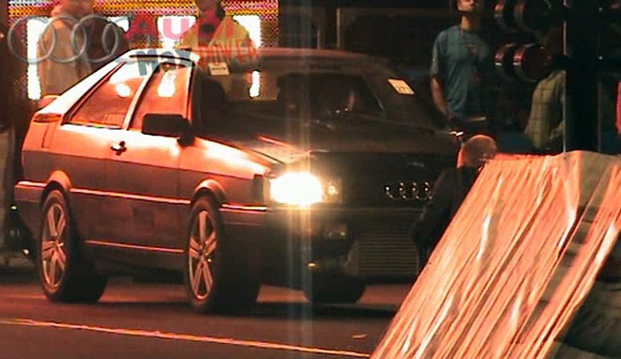 Porsche 997 Techart Turbo Vs. Audi 80 Coupe Quattro Turbo