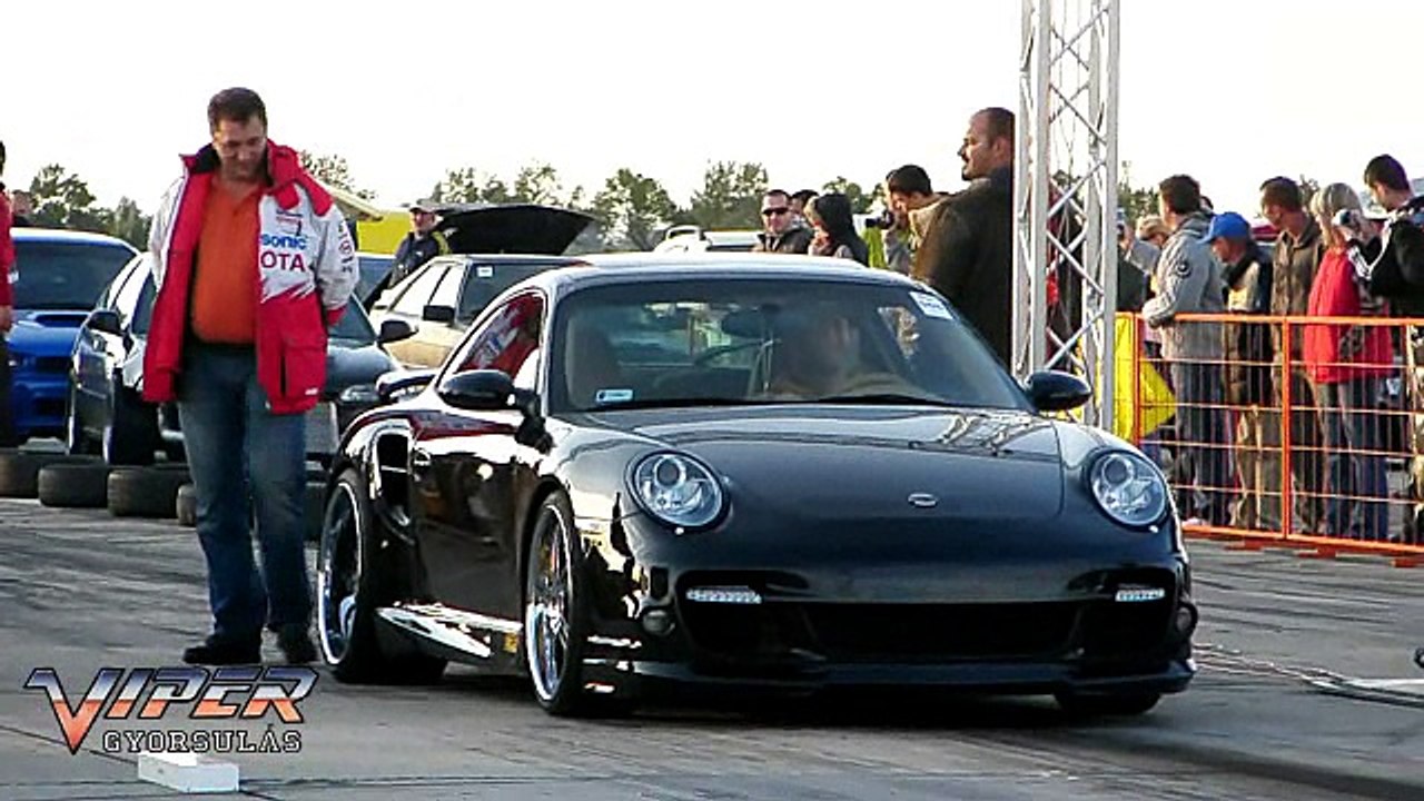 Porsche 997 Techart Turbo Vs. Honda Civic 1.6 Turbo [Kiskunlacháza - 2007 - 09 - 09]
