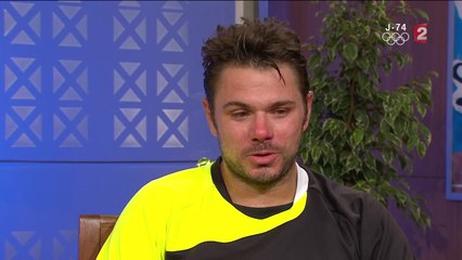 Stan Wawrinka soulagé après sa victoire face à Rosol