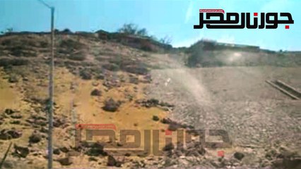 تبطين هضبة المقطم لمنع سقوط الصخور