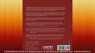 FREE EBOOK ONLINE  Fundamentals of addiction A practical guide for counsellors Full Free