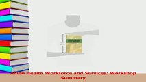 Read  Allied Health Workforce and Services Workshop Summary Ebook Free
