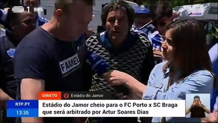 Emplastro "agredido" em direto na RTP1
