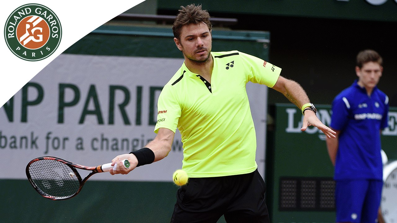 Temps forts Wawrinka - Rosol Roland-Garros 2016 / 1 T