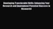 Read Developing Transferable Skills: Enhancing Your Research and Employment Potential (Success