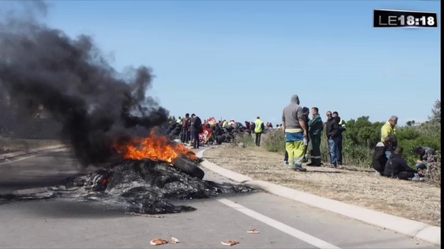 Le 18:18 - Blocage pétrolier à Fos : la menace d'une pénurie totale