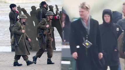 Christopher Nolan On the Set of 'Dunkirk' in France