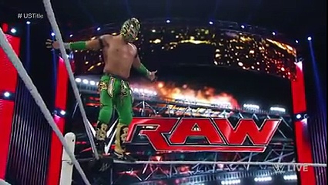 Kalisto vs. Alberto Del Rio - United States Championship Match- Raw, January 11, 2016