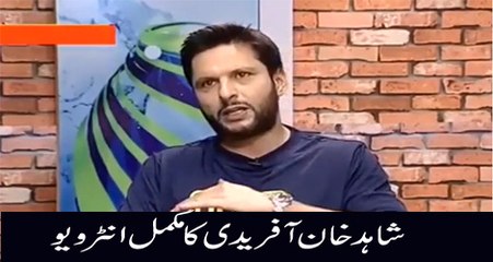 Shahid Afridi in Geo Pakistan Morning 18th May 2016 Full Interview