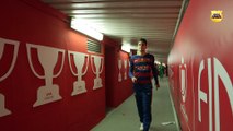 FC Barcelona – Sevilla FC (Copa del Rey Final): Celebrations in the players’ tunnel