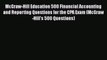 Read McGraw-Hill Education 500 Financial Accounting and Reporting Questions for the CPA Exam