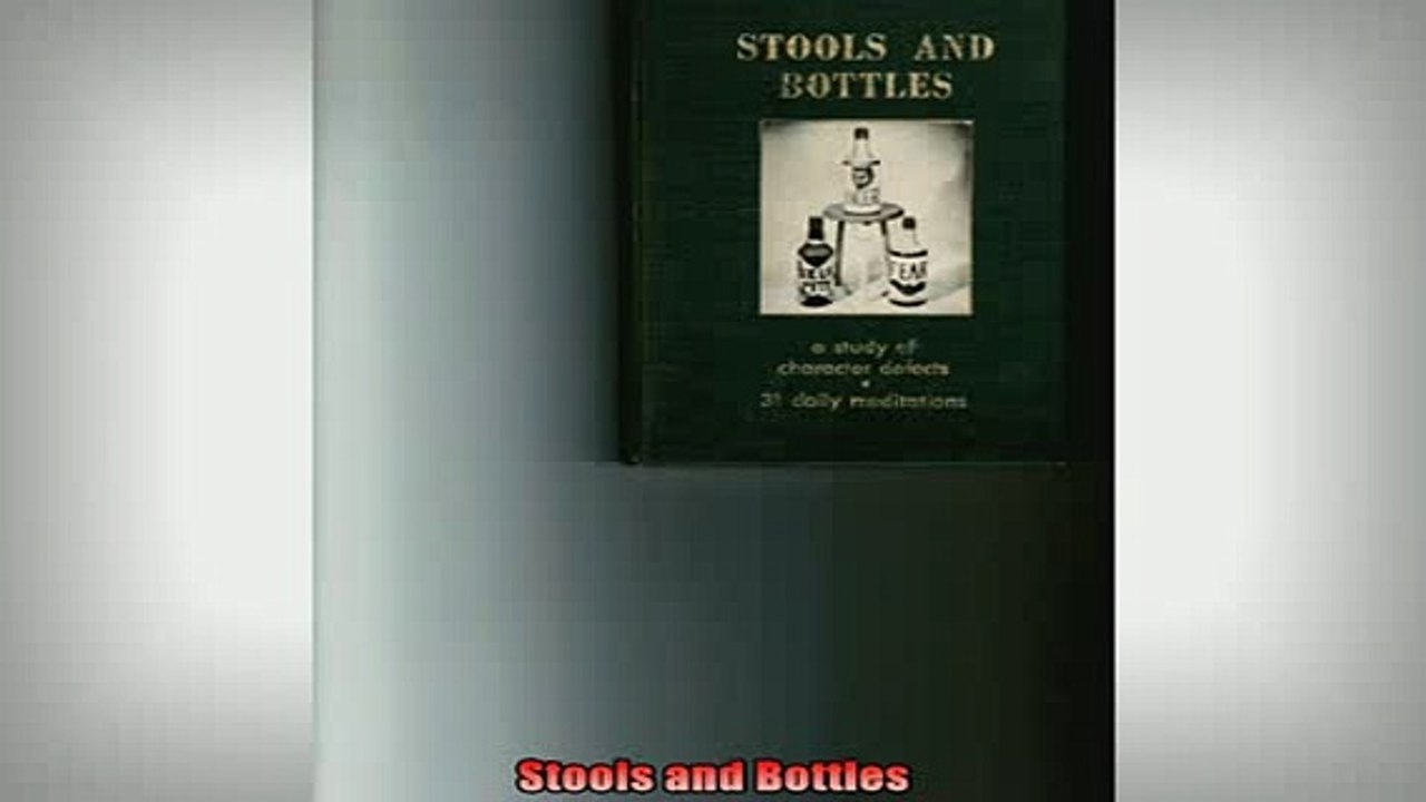 Downlaod Full PDF Free  Stools and Bottles Full EBook