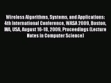 [PDF] Wireless Algorithms Systems and Applications: 4th International Conference WASA 2009