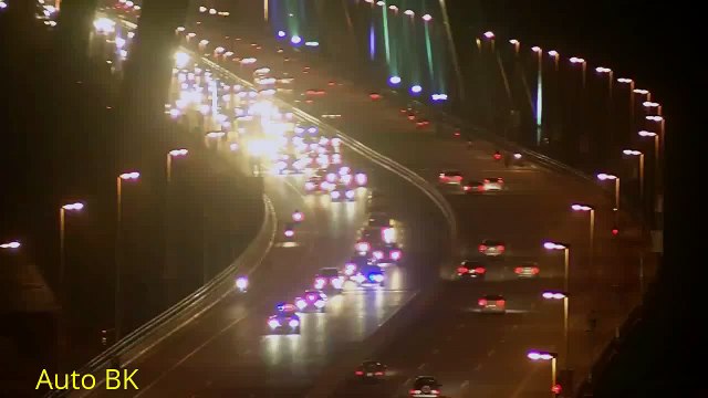 ★Đoàn xe hộ tống Tổng thống Mỹ Barack Obama tối 22-5 CSGT hộ tống Barack Obama