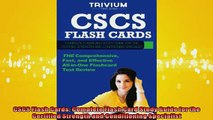 FREE PDF  CSCS Flash Cards Complete Flash Card Study Guide for the Certified Strength and  FREE BOOOK ONLINE