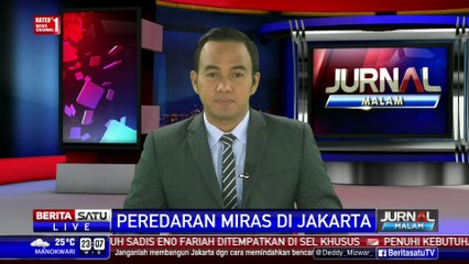 Ratusan Miras Kemasan Air Mineral Disita