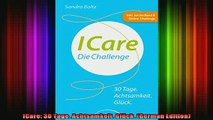 READ book  ICare 30 Tage Achtsamkeit Glück German Edition Full Free