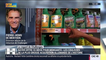 Le regard de Challenges: Bayer offre 55 milliards d'euros pour racheter Monsato - 23/05