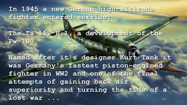 IL-2 Sturmovik 1946 | Focke-Wulf Ta 152 H-1