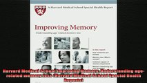 READ book  Harvard Medical School Improving Memory Understanding agerelated memory loss Harvard Free Online