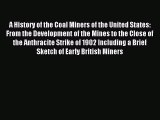 Read A History of the Coal Miners of the United States: From the Development of the Mines to