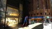 Flash Mcqueen de CARS 2 le film et Spiderman dans des toboggans géants à New York