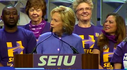 Hillary - Dog trainers are paid more than child care workers