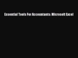 Read Essential Tools For Accountants: Microsoft Excel Ebook Free