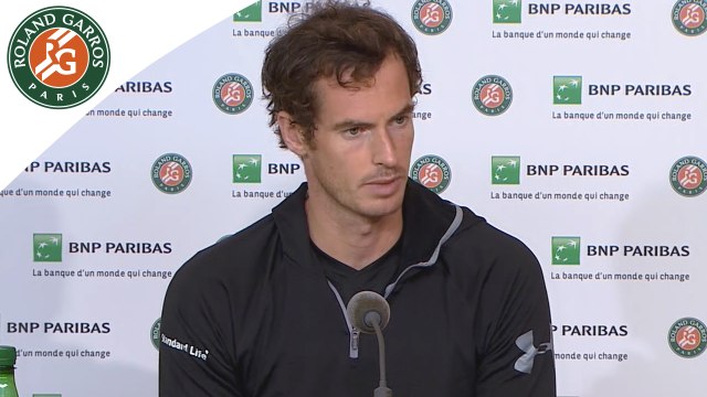 Roland-Garros 2016 Conférence de presse Murray / 1T