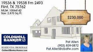 Real estate for sale in Flint Texas - MLS# 10064142