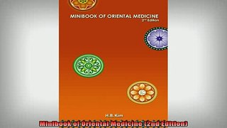 Downlaod Full PDF Free  Minibook of Oriental Medicine 2nd Edition Free Online