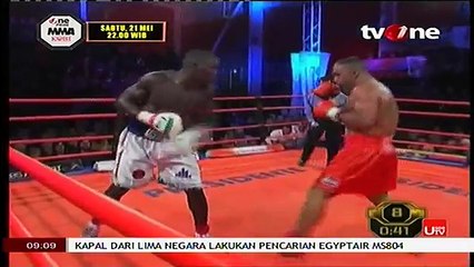 tinju dunia kelas badak victor ramires vs mkenzi