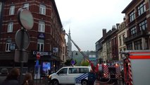 Incendie rue Ortmans à Verviers