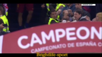 Награждение Барселоны - победителя Кубка Испании 2015/2016