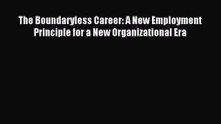 Read The Boundaryless Career: A New Employment Principle for a New Organizational Era Ebook