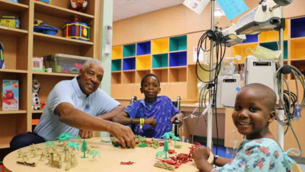 Dr. J Makes Special New Friends