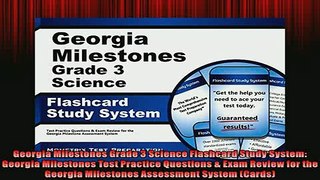 FREE PDF  Georgia Milestones Grade 3 Science Flashcard Study System Georgia Milestones Test  FREE BOOOK ONLINE