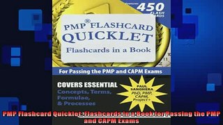 FREE DOWNLOAD  PMP Flashcard Quicklet Flashcards in a Book for Passing the PMP and CAPM Exams  BOOK ONLINE