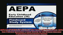 FREE DOWNLOAD  AEPA Early Childhood Education 36 Flashcard Study System AEPA Test Practice Questions  READ ONLINE