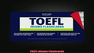 FREE PDF  TOEFL Idioms Flashcards  FREE BOOOK ONLINE