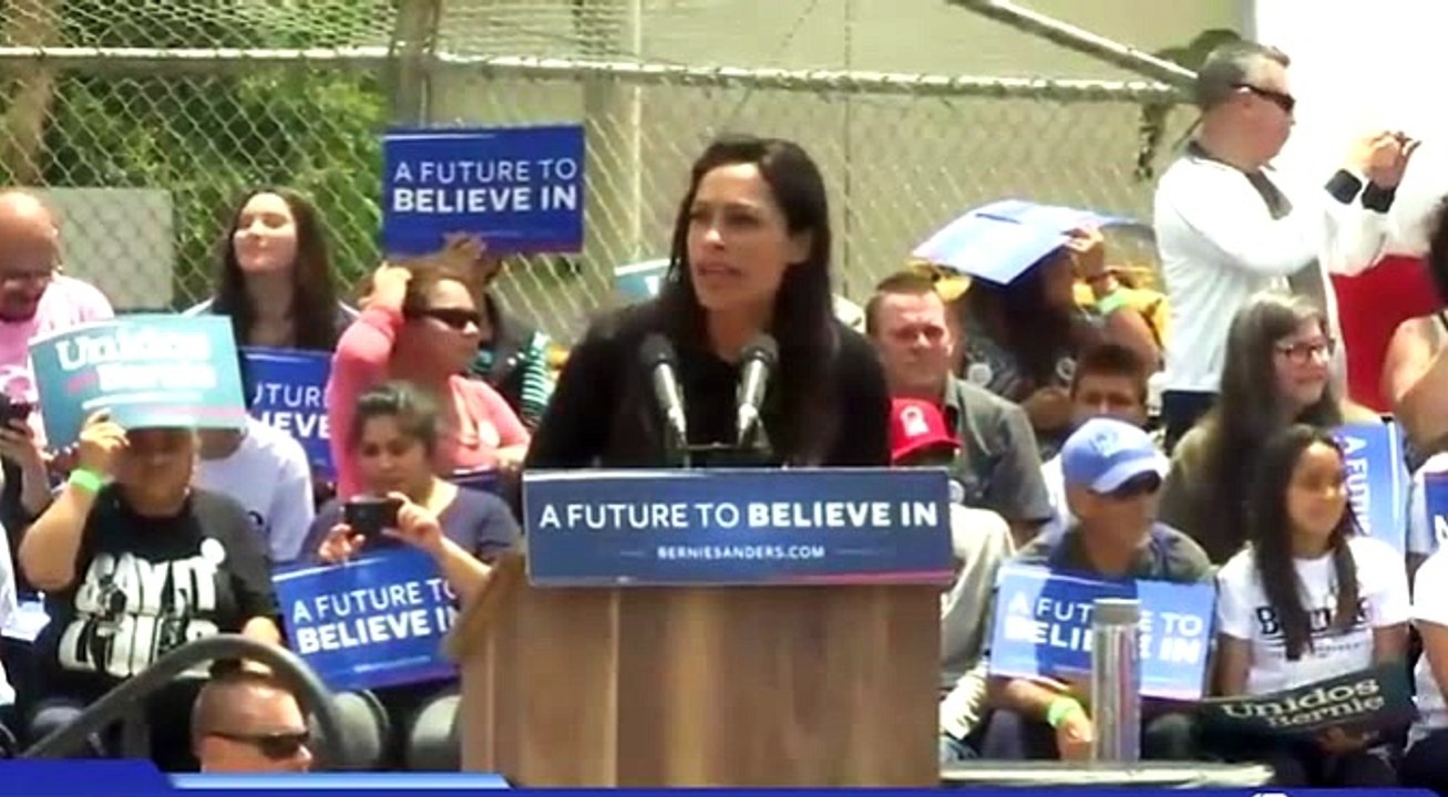 Rosario Dawson - We're gonna win California on Prince's birthday