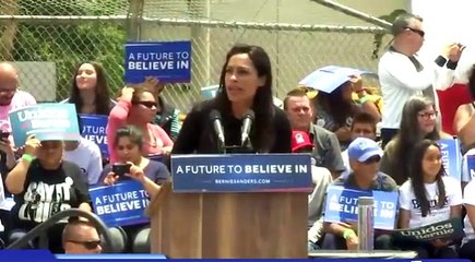 Rosario Dawson - We're gonna win California on Prince's birthday