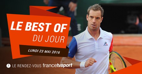 Roland-Garros: de Wawrinka à Gasquet, le best of du lundi 23 mai