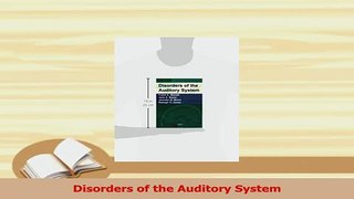 Download  Disorders of the Auditory System Ebook Online